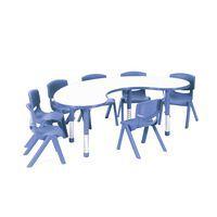 Table Clémence plateau 1/4 de lune - Manutan Expert - Image 2