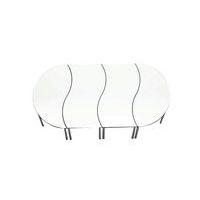 Table demi-lune Yang hauteur réglable de T1 à T3 blanc-MIRPLAY School - Image 5