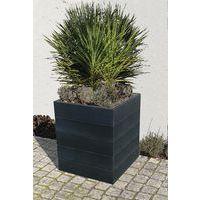 Jardinière Espace carrée plastique recyclée Espace Urbain thumbnail image 3