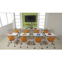 Table Atlas Mobile chants surmoulés Beiges, plateau Beige - Manutan Expert thumbnail image 2