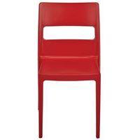 Chaise 4 pieds SAI coloris rouge thumbnail image 4