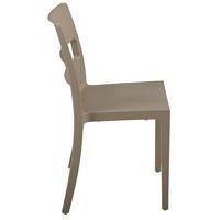 Chaise 4 pieds SAI coloris taupe thumbnail image 6