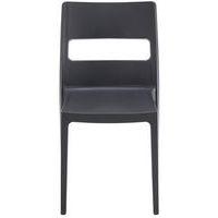 Chaise 4 pieds SAI coloris anthracite thumbnail image 7