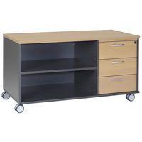 Console mobile 2 ou 3 tiroirs Mercure Simmob - Image 2