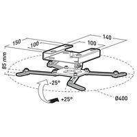 Support VP universel plafond rotatif court ERARD PRO thumbnail image 2