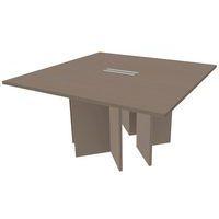Table de réunion carrée Quatuor trappe pour boitier électrique Manutan Expert thumbnail image 4