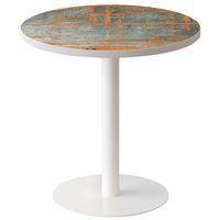 Guéridon bas Easy Office pied métal Ø 60 cm plateau coloris décor Rouille - Image principale