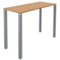 Table de réunion haute 140x80 Lounge 4 pieds Simmob - Image 2