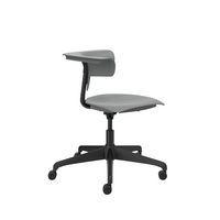 Chaise hauteur réglable Ruckus sur roulettes, assise coloris bleu gris - Image 3