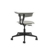 Chaise hauteur réglable Ruckus sur roulettes, assise coloris gris souris - Image 4