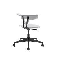 Chaise hauteur réglable Ruckus sur roulettes, assise coloris gris clair thumbnail image 3