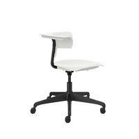 Chaise hauteur réglable Ruckus sur roulettes, assise coloris blanc coton thumbnail image 2