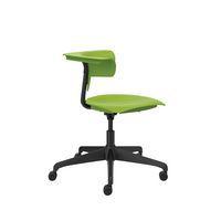 Chaise hauteur réglable Ruckus sur roulettes, assise coloris vert citron - Image 4