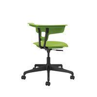 Chaise hauteur réglable Ruckus sur roulettes, assise coloris vert citron - Image 2