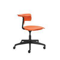 Chaise hauteur réglable Ruckus sur roulettes, assise coloris orange - Image 4