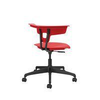 Chaise hauteur réglable Ruckus sur roulettes, assise coloris rouge - Image 2