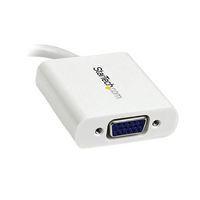 Adaptateur / Convertisseur vidéo Mini DisplayPort - VGA - M/F - Blanc thumbnail image 2