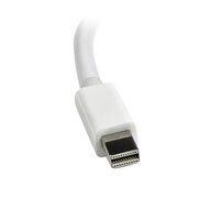Adaptateur / Convertisseur vidéo Mini DisplayPort - VGA - M/F - Blanc thumbnail image 3