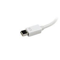 Adaptateur de voyage Mini DisplayPort vers VGA/DVI/HDMI -Blanc thumbnail image 3