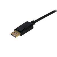 Adaptateur DisplayPort vers VGA-Câble Display Port Mâle VGA Mâle Noir 1,8m thumbnail image 2