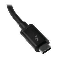 Adaptateur Thunderbolt 3 vers Thunderbolt - Windows et Mac -M/F- Noir thumbnail image 2