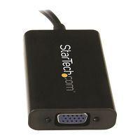 Adaptateur vidéo DisplayPort vers VGA avec audio-M/F-1920x1200/1080p-Noir thumbnail image 2