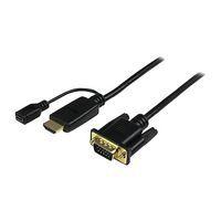 Câble adaptateur HDMI vers VGA M/M 1,8m StarTech