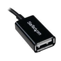 Câble adaptateur Micro USB vers USB Host OTG 12cm - M/F thumbnail image 2