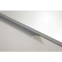 Tableau simple émaillé blanc, cadre aluminium anodisé Vanerum - Image 2