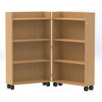 Malle à livres Oscar coloris hêtre - Manutan Expert - Image principale