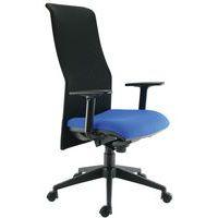 Fauteuil de bureau Kim technic contact permanent tissu M1 - Manutan Expert