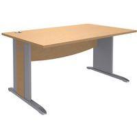 Bureaux droit pieds L bois Quatuor - Manutan Expert thumbnail image 3