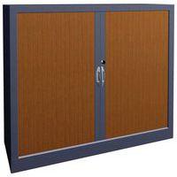 Armoire métal Classique hauteur 102 cm rideaux PVC classé au feu M1 Acial - Image 4