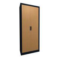 Armoire métal rideaux PVC lame terminale recouverte hauteur 198 cm Acial - Image 5