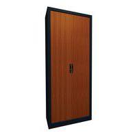 Armoire métal rideaux PVC lame terminale recouverte hauteur 198 cm Acial - Image 4