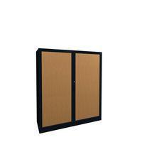 Armoire métal Classique hauteur 135 cm rideaux PVC classé au feu M1 Acial