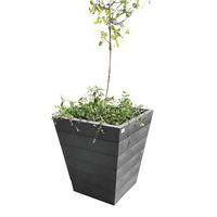 Jardinière Espace Conique plastique recyclé Espace Urbain thumbnail image 3