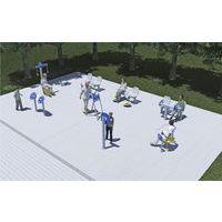 Parcours d'incitation à la marche 8 activités fixation platines - Image principale