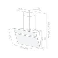 Hotte décorative murale ELICA 735 m3/h - PRF0100993 thumbnail image 2