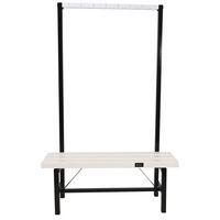 Banc pvc à patères PVC blanc - À monter - Manutan Expert - Image 3