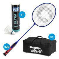 Lot de 20 Raquettes Bad Basic Plus Casal Sport+Sac+6 volants thumbnail image 6