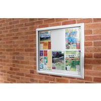 Vitrine affichage extérieur Reverso porte plexiglas Planorga