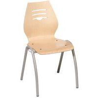 Chaise coque bois Java 4 pieds - Manutan Expert - Image 3