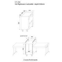Flightcase 19" PD-F16U10T avec table thumbnail image 3