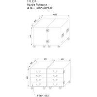 Flightcase avec 8 tiroirs PD-FA4 thumbnail image 2