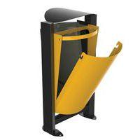 Poubelle 2x60l Arkea metal - autres déchets/plast et metal - gris7033/jaune1021 - Image 3