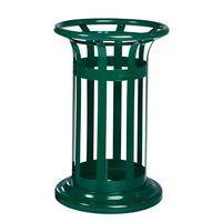 Poubelle vigipirate à poser/fixer Tulipe - 60l -vert mousse 6005-Rossignol Pro - Image 2