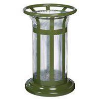 Poubelle vigipirate à poser/fixer Tulipe - 60l - vert olive 6003-Rossignol Pro - Image principale