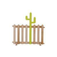 Décor pour barrière à lattes autostable - Image principale