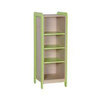 Meuble 1 colonne 4 niches Lili hauteur 137 cm coloris vert - Image principale